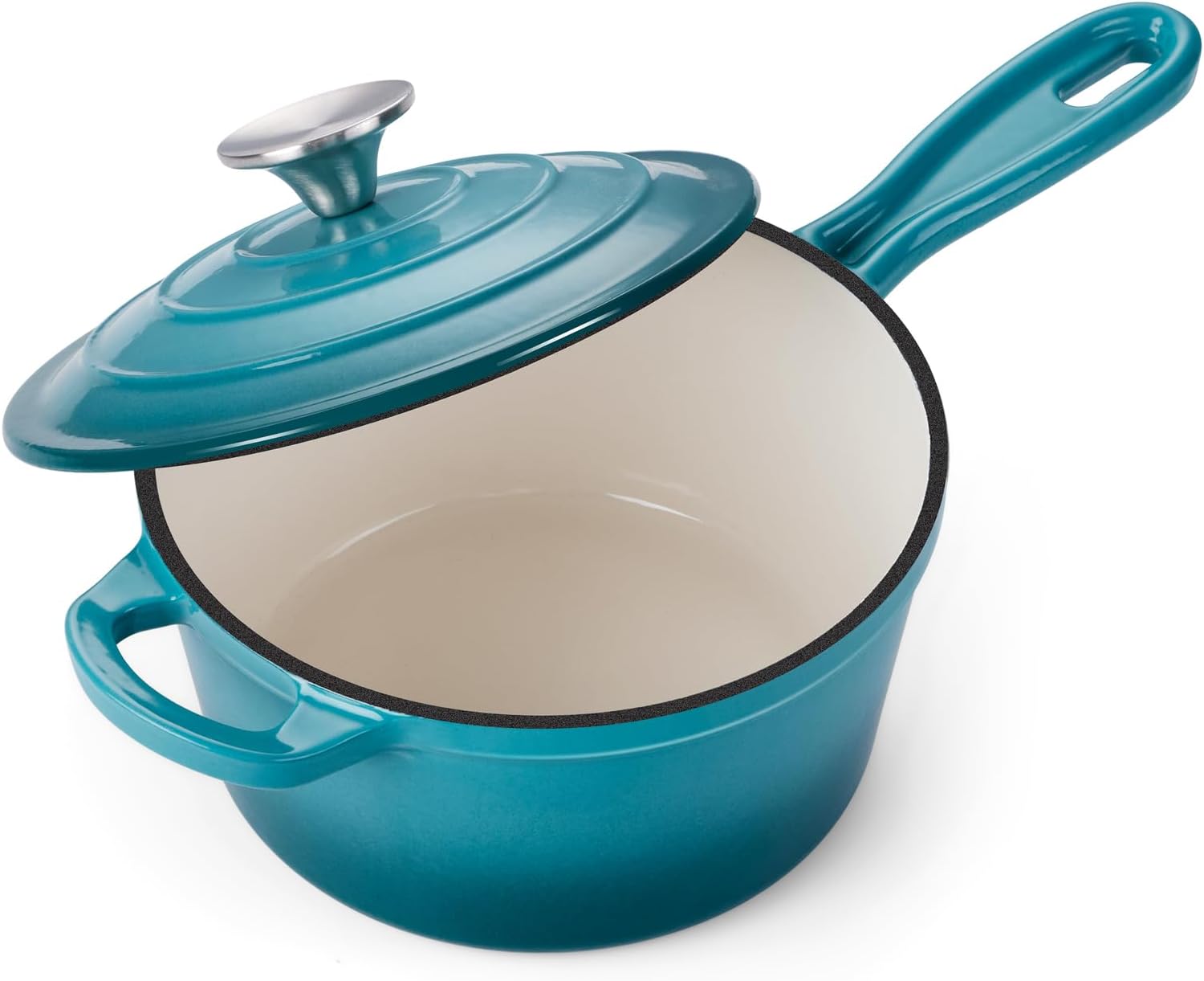 Enameled Cast Iron Soup Pot with Lid